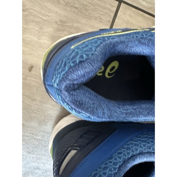 Asics Men's Running Shoes Blue-Yellow0Black Size 11 F820917 T705N - Picture 12 of 16